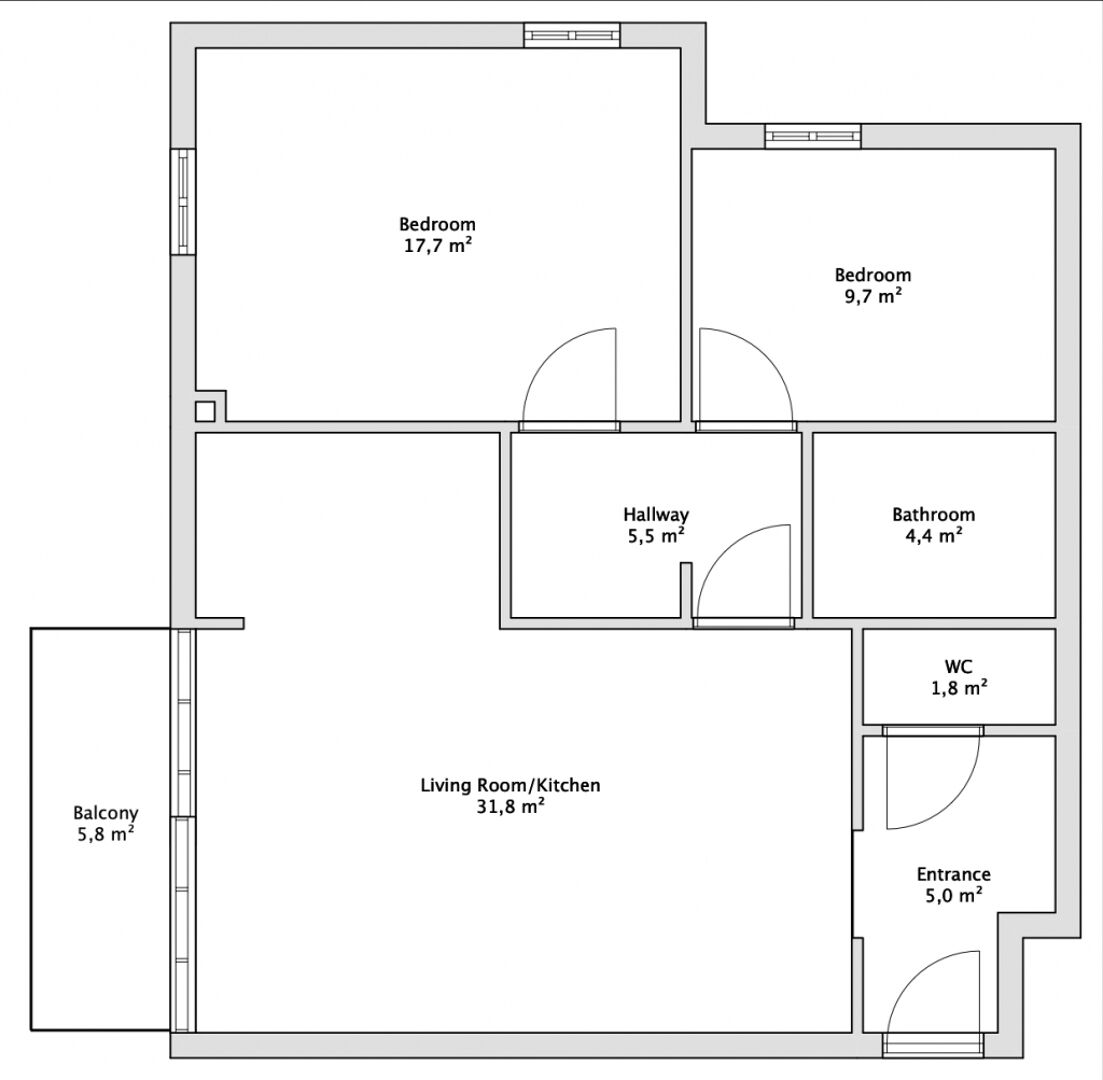 plan Luxembourg - Cessange - Boulevard du Brill